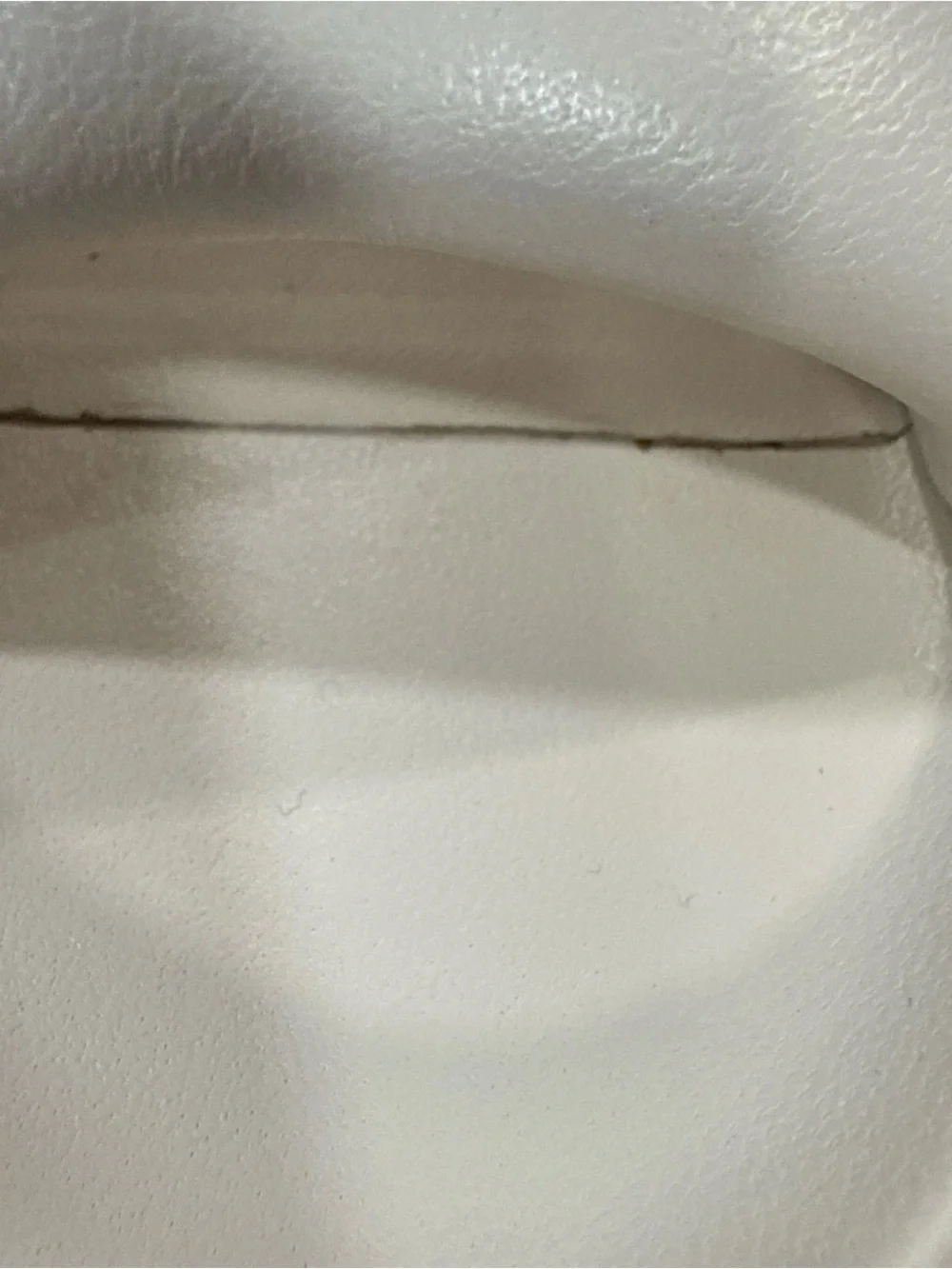 Fendi White Embossed Logo Platform Wedges